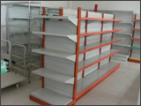 Backplane Supermarket Shelf